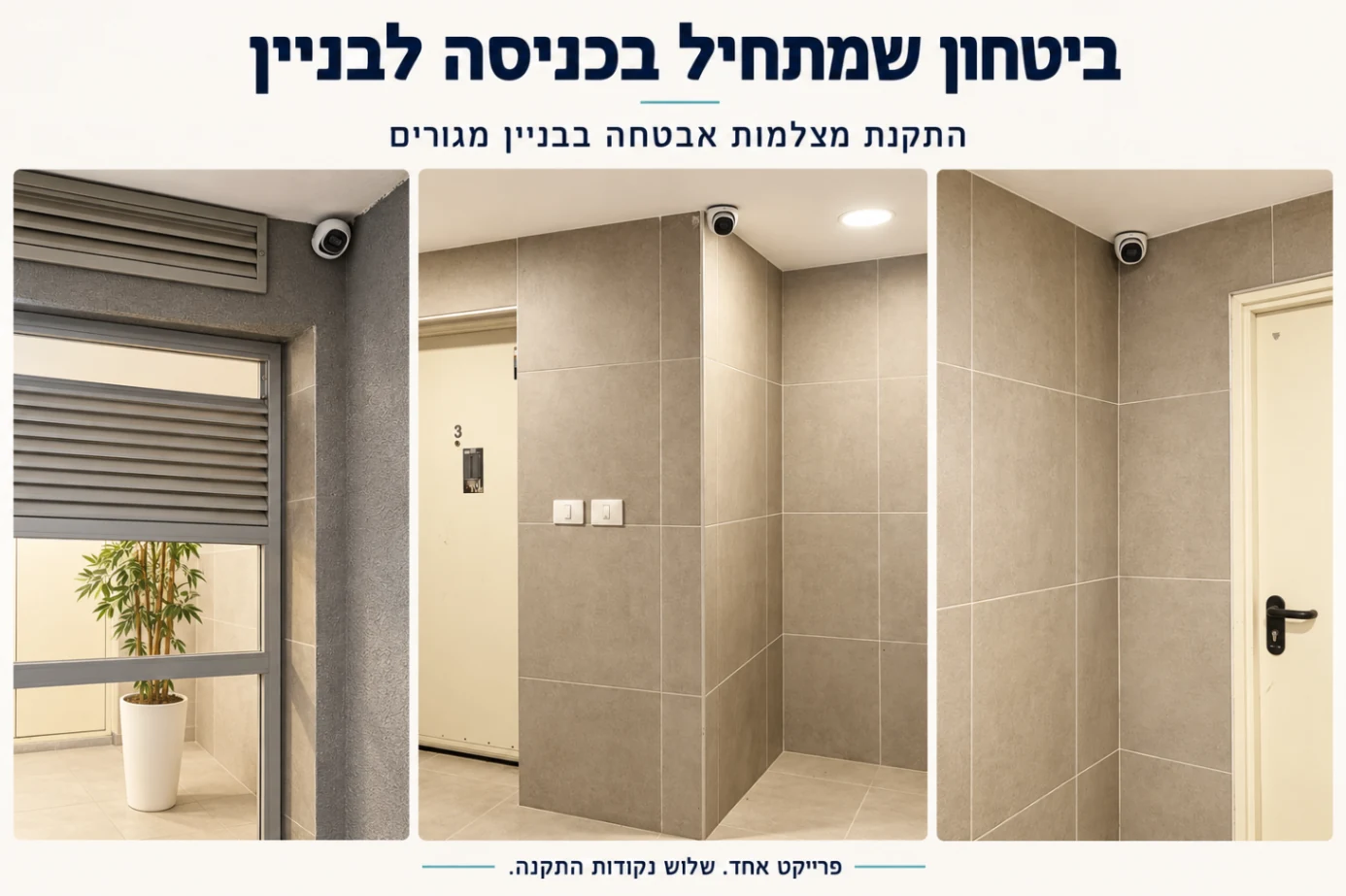 ביטחון שמתחיל בכניסה לבניין