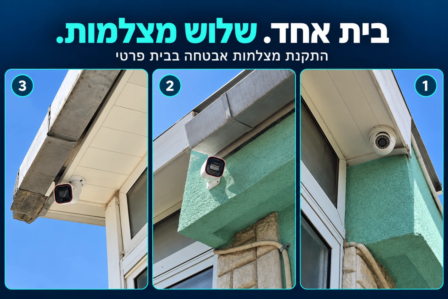 בית אחד, שלוש מצלמות