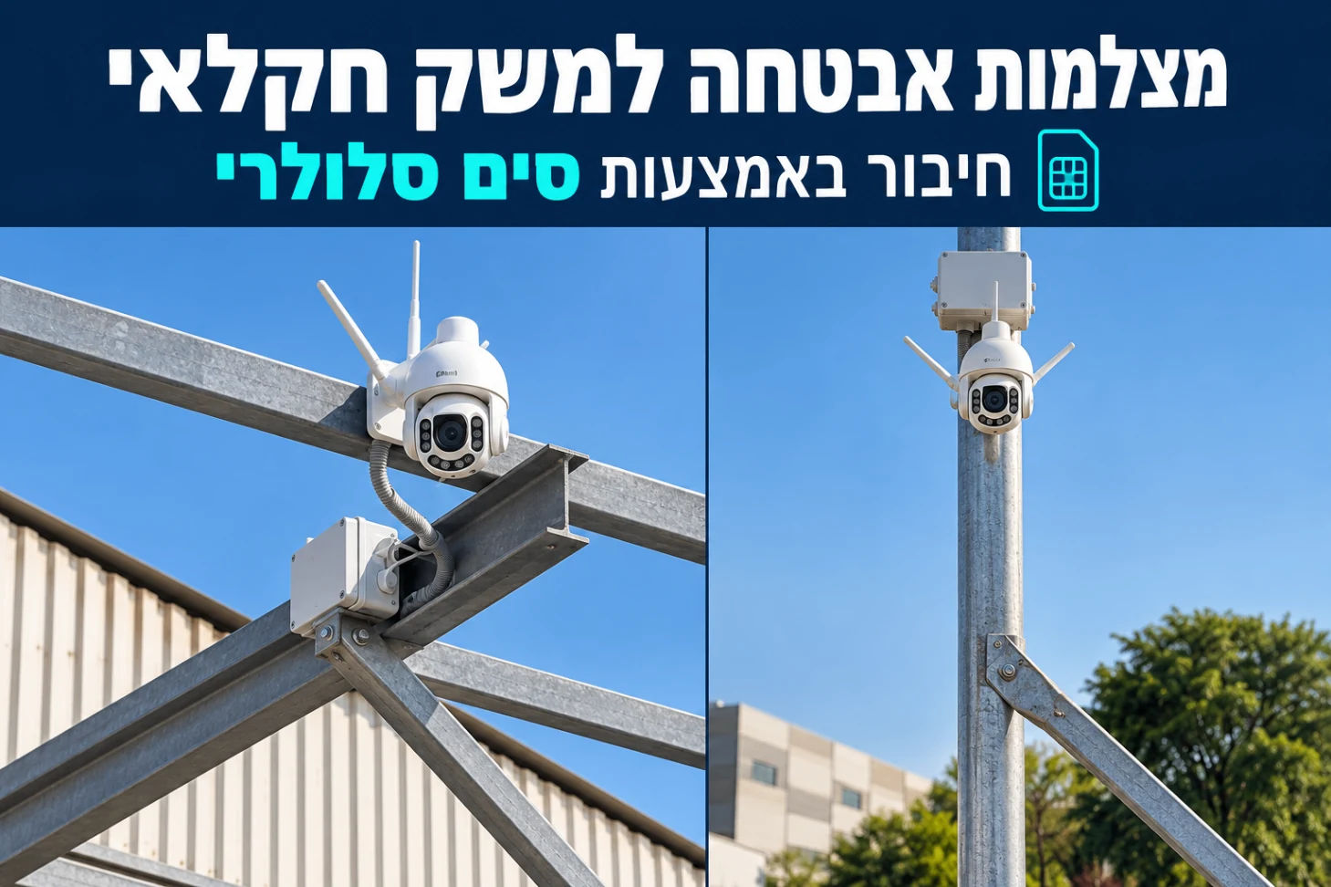 מצלמות אבטחה למשק חקלאי